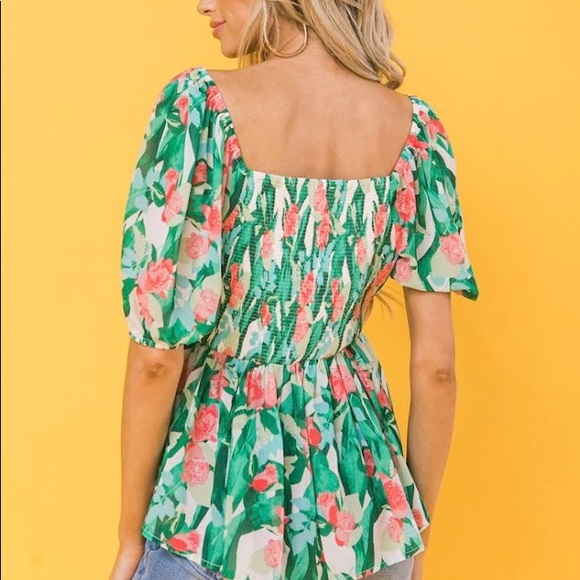 Spring peplum blouse - Picture 2 of 4